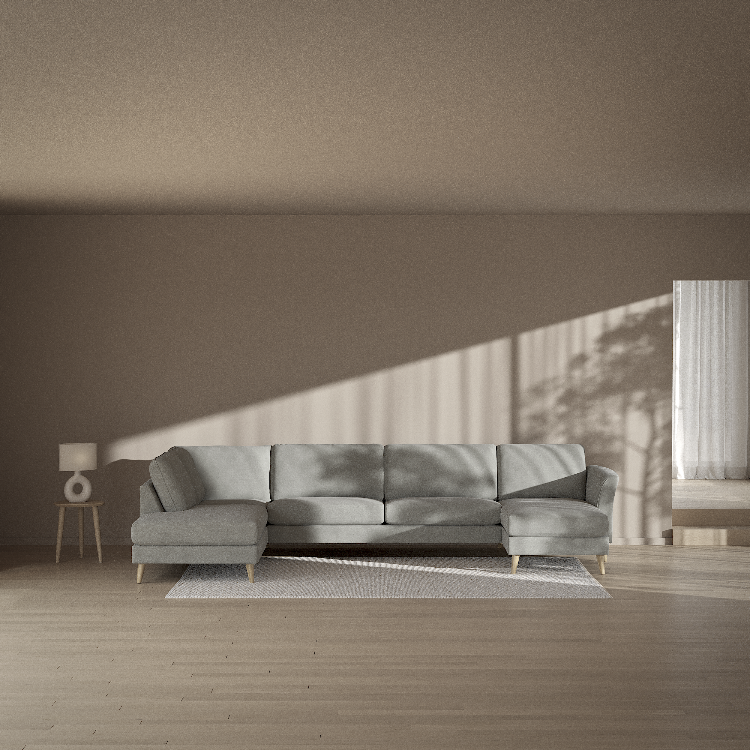 Bridge - 3-sits soffa med divan vänster och schäslong höger - inspiration