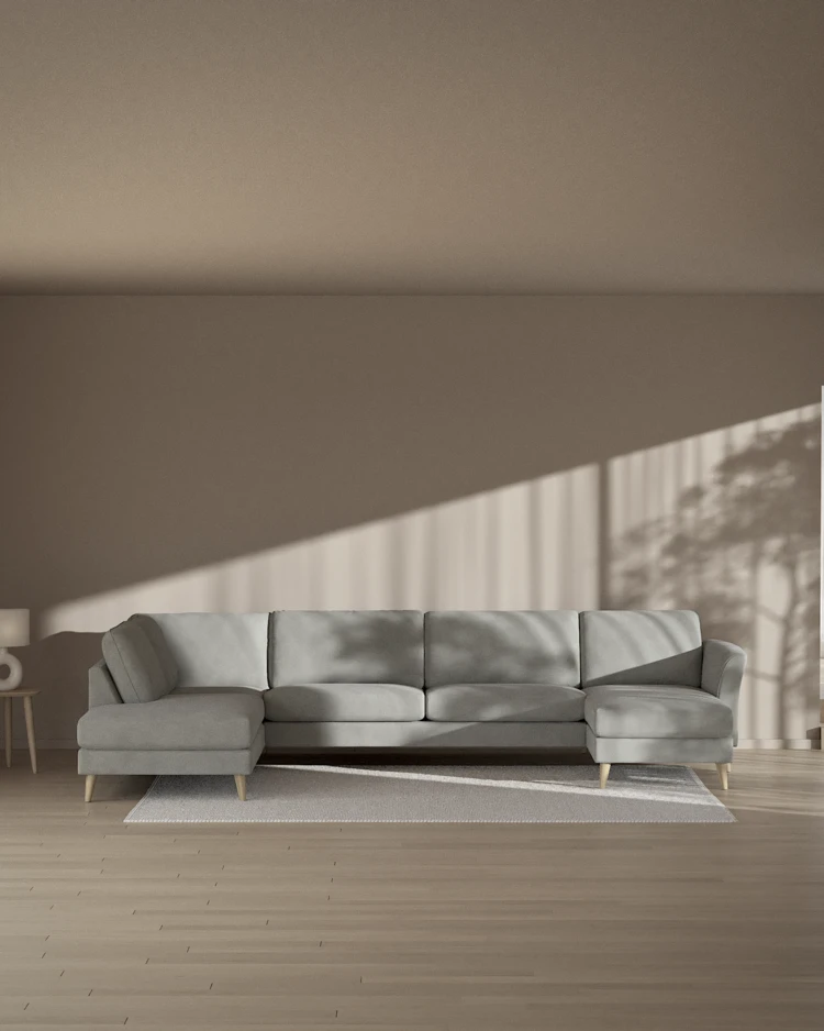 Bridge - 3-sits soffa med divan vänster och schäslong höger - inspiration