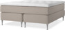 Delux Exclusive - Kontinentalsäng, dubbelsäng med bäddmadrass - Beige