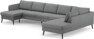 County - 4-sits soffa med schäslong vänster och divan höger - Grå