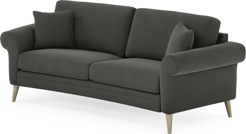 Eden - 2,5-sits soffa svängd - Grå