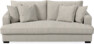 Mila - 3-sits soffa, hel dyna - Beige
