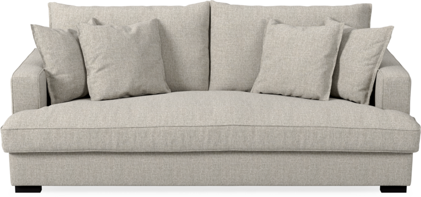 Mila - 3-sits soffa, hel dyna - Beige
