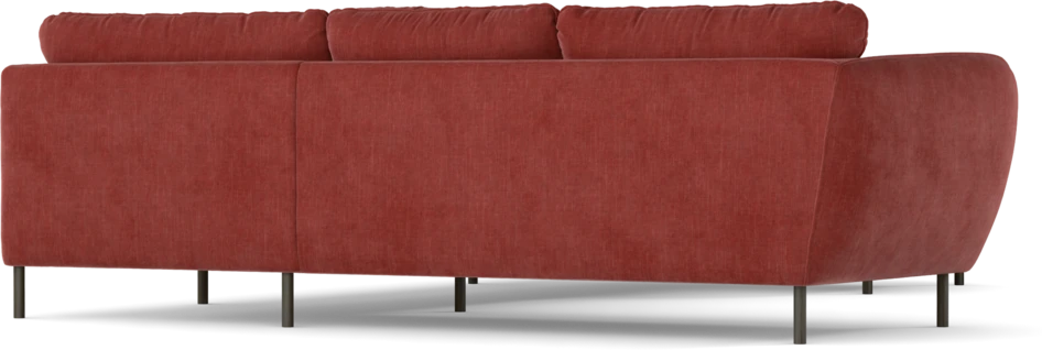 Madison Lux - Hörnsoffa med schäslong höger - Rosa