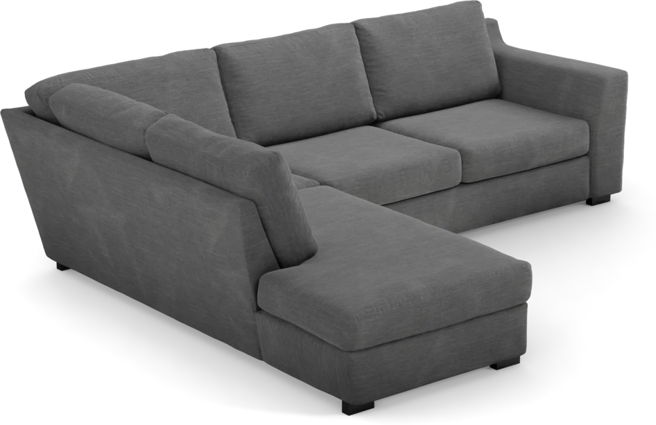Friday - 2,5-sits soffa med divan vänster - Grå