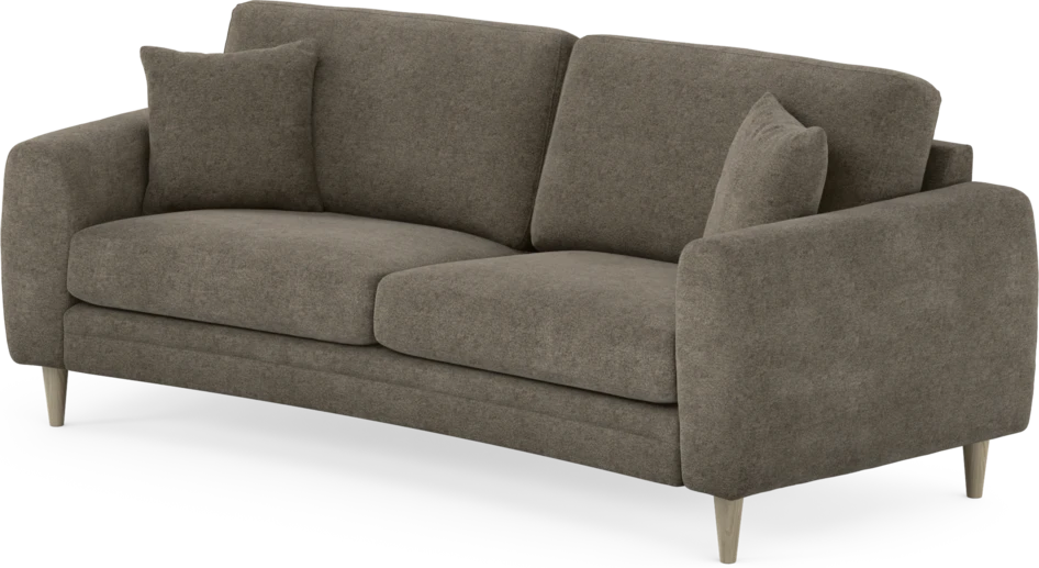 Eden - 2,5-sits soffa svängd - Brun
