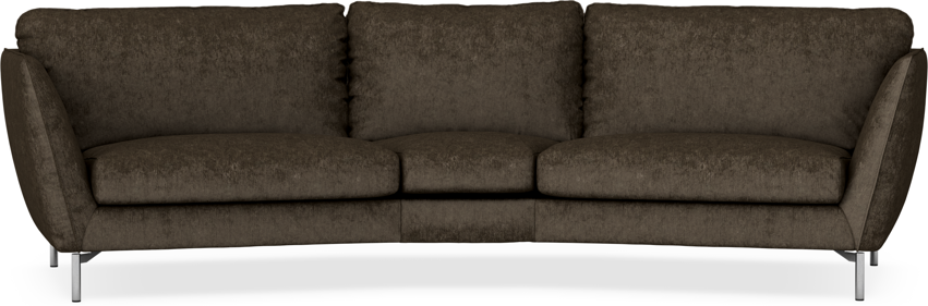 Madison - 3-sits soffa svängd, 90 cm - Brun