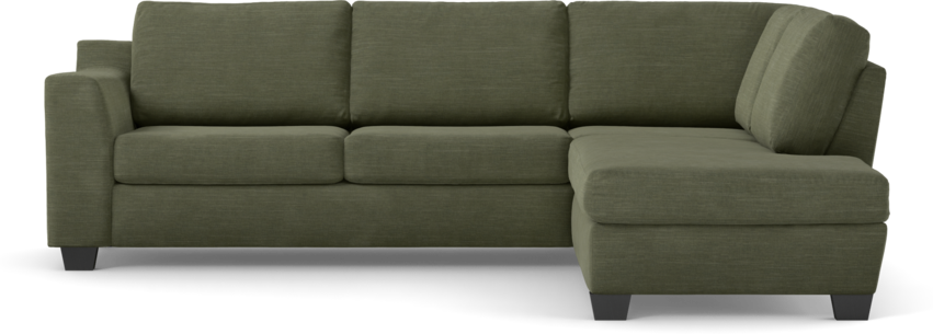 Friday - 2,5-sits soffa med divan höger - Grön