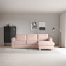 Friday - 3-sits soffa med schäslong höger - Rosa