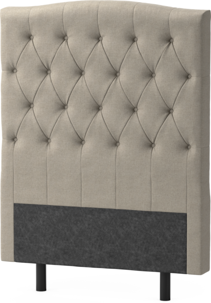 Delux Välvd - Sänggavel, 90-210 cm - Beige