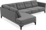 Rio - 3-sits soffa med divan vänster - Grå