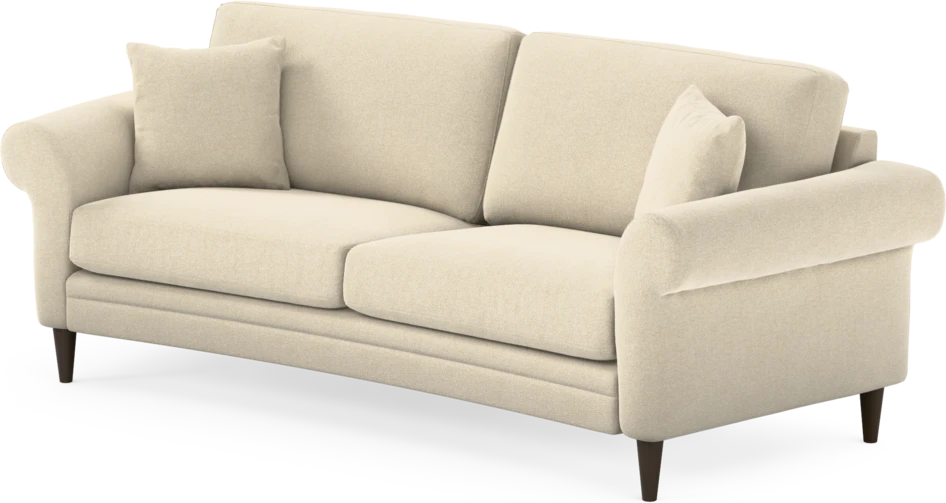 Eden - 2,5-sits soffa svängd - Beige