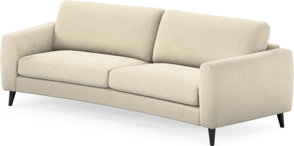 Bridge - 3-sits soffa svängd - Beige