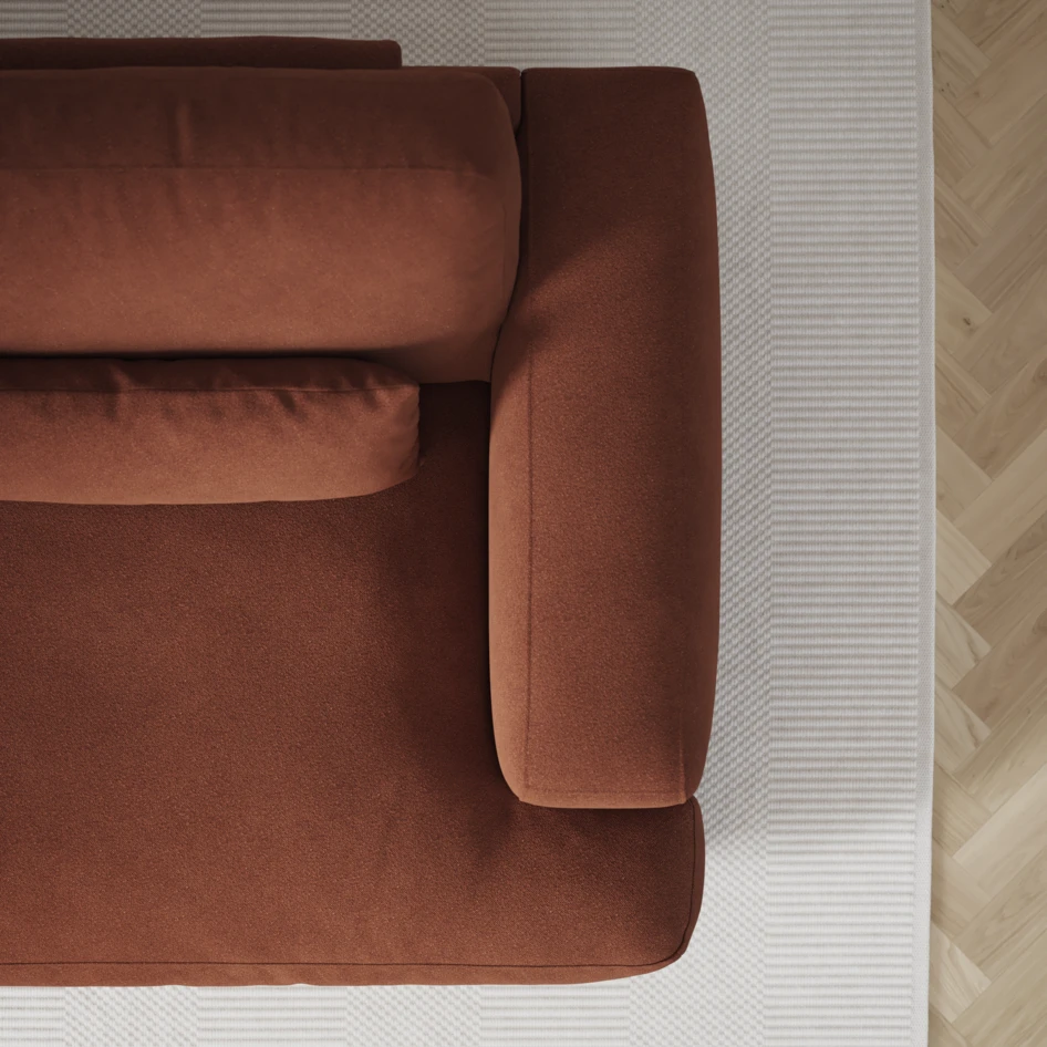 Noma - 3-sits soffa - Orange