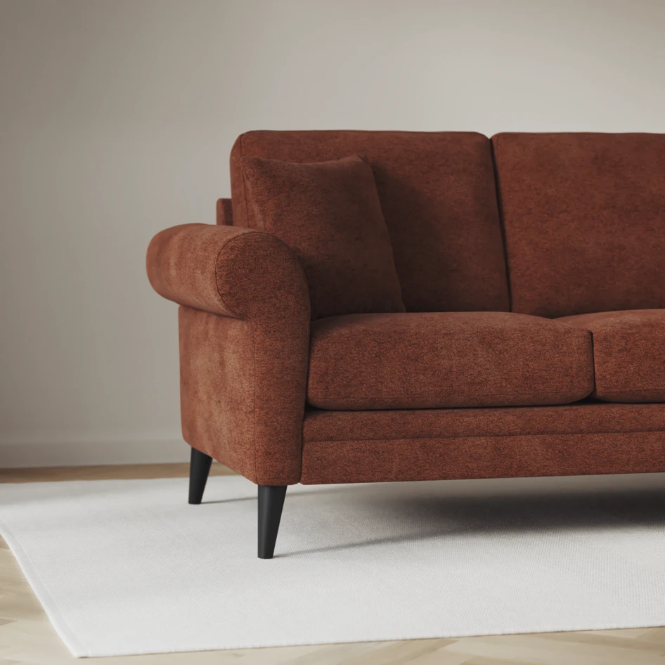 Eden - Hörnsoffa, 3+2-sits - Orange
