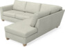 Friday - 2,5-sits soffa med divan höger - Beige