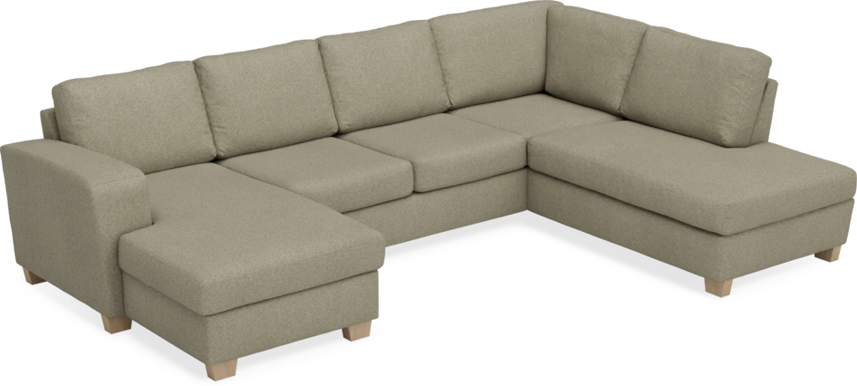 Friday - 3-sits soffa med schäslong vänster och divan höger - Beige