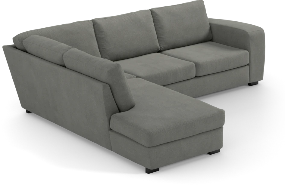 Friday - 2,5-sits soffa med divan vänster - Grå