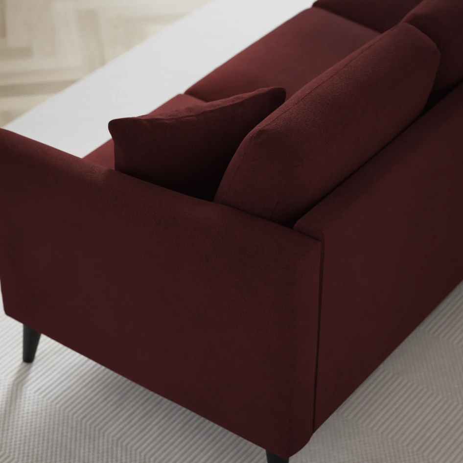 Eden - 2,5-sits soffa - Röd