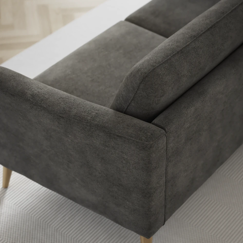 Bridge - 3-sits soffa med divan vänster och schäslong höger - Grå