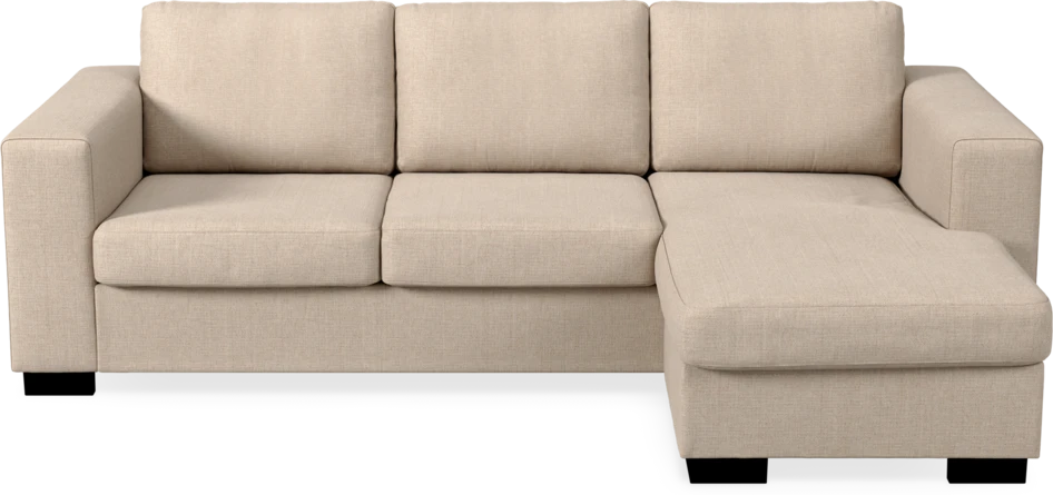 Nevada - 3-sits soffa med flyttbar schäslong - Beige