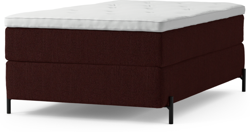 Delux Dream - Kontinentalsäng, enkelsäng 120 cm med bäddmadrass och sängben