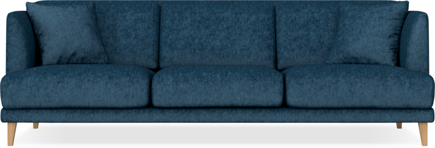 Macy Lux - 3-sits soffa XL - Blå