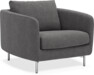 Madison Lux - Fåtölj, 70 cm - Grå
