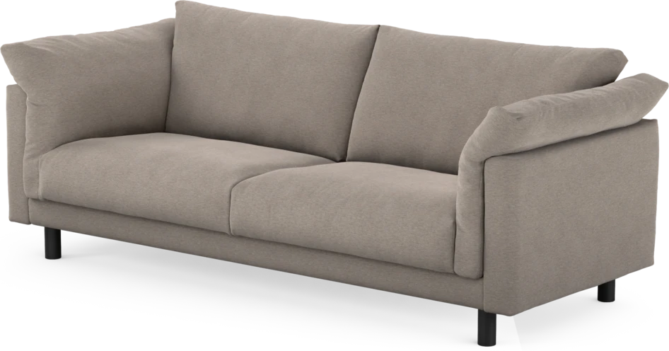 Cherrie - 3-sits soffa, fast klädsel - Beige