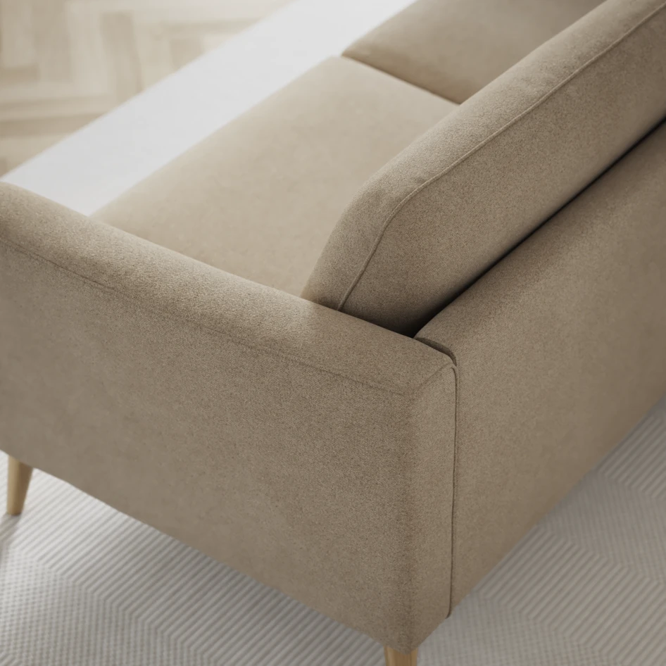 Bridge - Hörnsoffa, 2+3-sits med schäslong höger - Beige