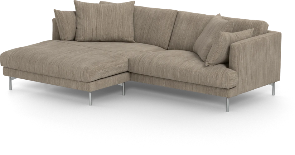 Harper - 4-sits med schäslong XL vänster - Beige