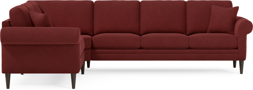 Eden - Hörnsoffa, 2+3-sits - Röd