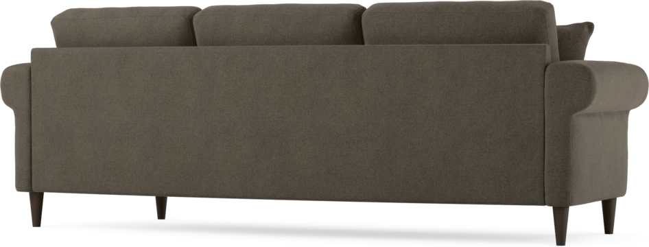 Eden - 3-sits soffa svängd - Brun