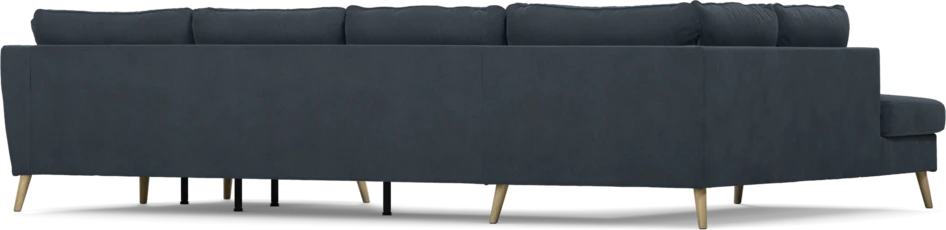 County - 3-sits soffa med divan vänster och schäslong höger - Blå