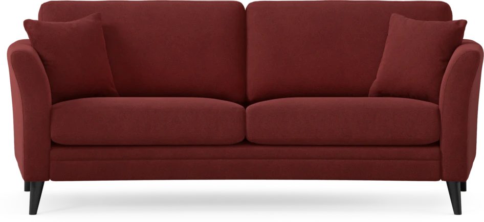 Eden - 2,5-sits soffa svängd - Röd