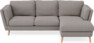 Madison Lux - 2-sits soffa med schäslong höger - Grå