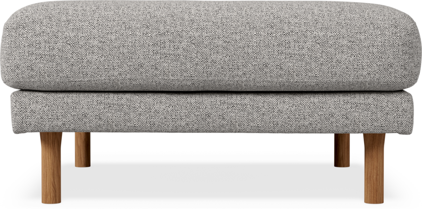 Willow - Fotpall, fast klädsel - Vit