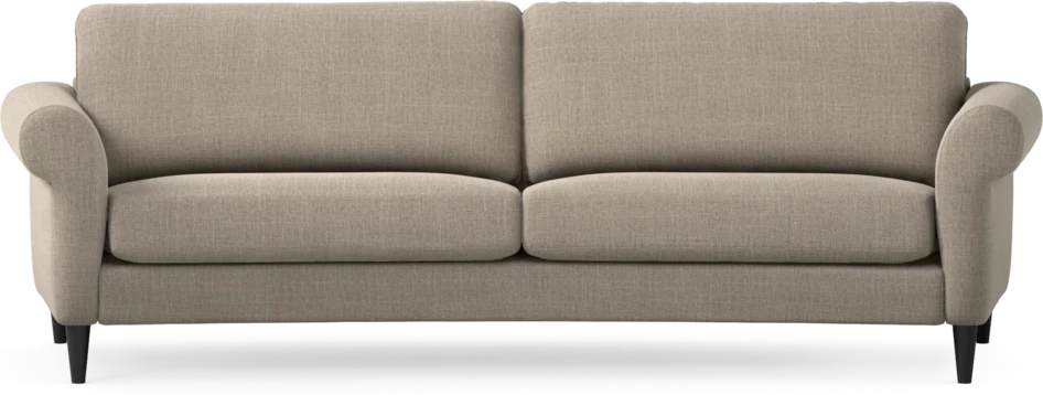 Bridge - 3-sits soffa svängd - Beige