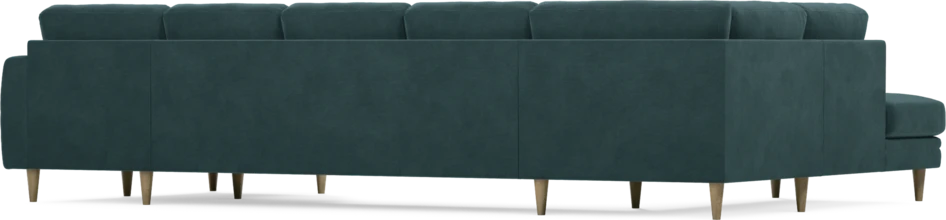 Eden - 3-sits soffa med divan vänster och schäslong höger - Blå