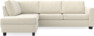 Friday - 2,5-sits soffa med divan vänster - Beige