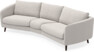 Madison - 3-sits soffa svängd, 90 cm - Grå