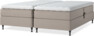 Delux Sense - Ställbar säng, dubbelsäng med bäddmadrass - Beige