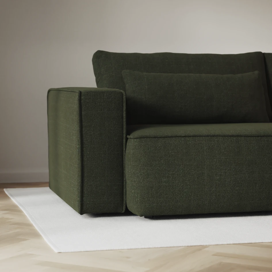 Ide - Bäddsoffa 3-sits - Grön
