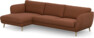 Madison Lux - 3-sits soffa med schäslong vänster - Röd
