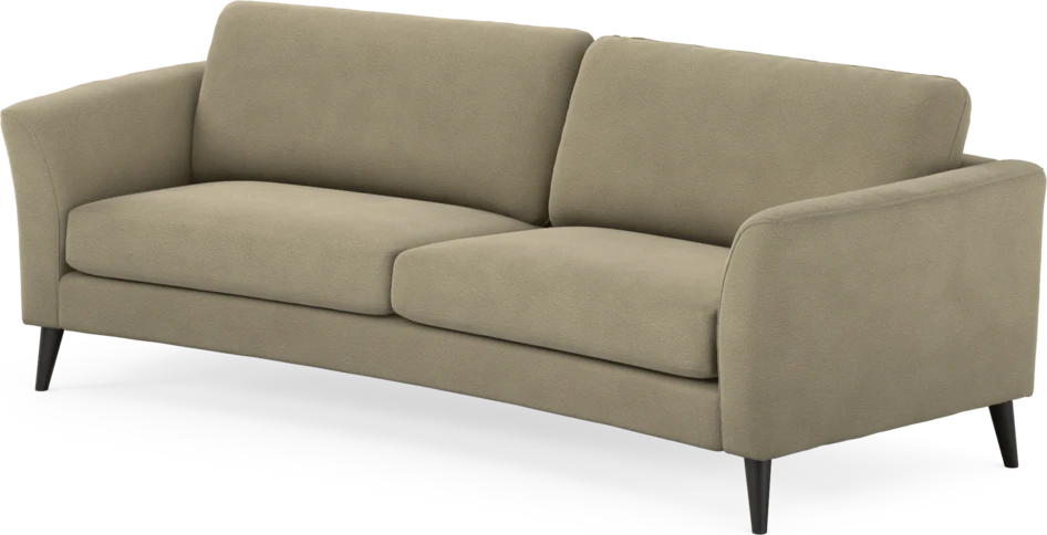Bridge - 3-sits soffa svängd - Beige