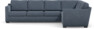 Friday - Hörnsoffa, 3+2-sits - Blå