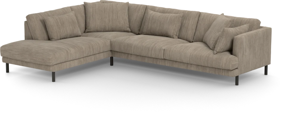 Harper - 3-sits soffa med divan vänster - Beige