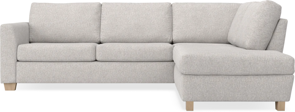 Friday - 2,5-sits soffa med divan höger - Grå