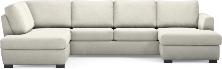 Friday - 3-sits soffa med divan vänster och schäslong höger - Vit