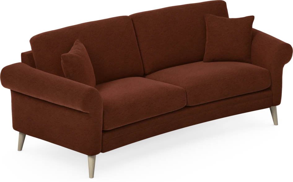Eden - 2,5-sits soffa svängd - Orange